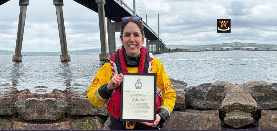 You are currently viewing Scotland RNLI Volunteer Jane Hier Honoured for Promoting Women in Search and Rescue