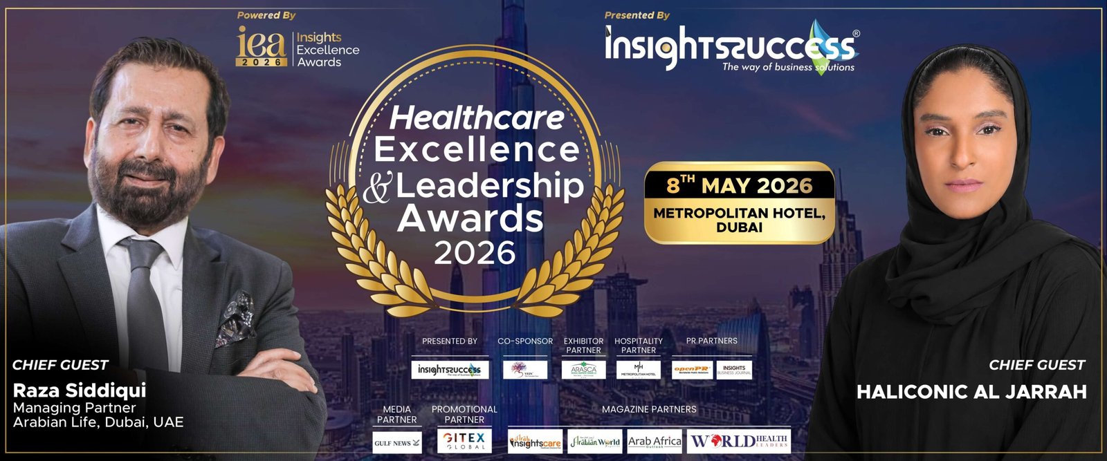 Healthcare Excellence & Leadership Awards 2026 Conclude in Dubai, Celebrating Global Healthcare Innovators and Visionary Leaders